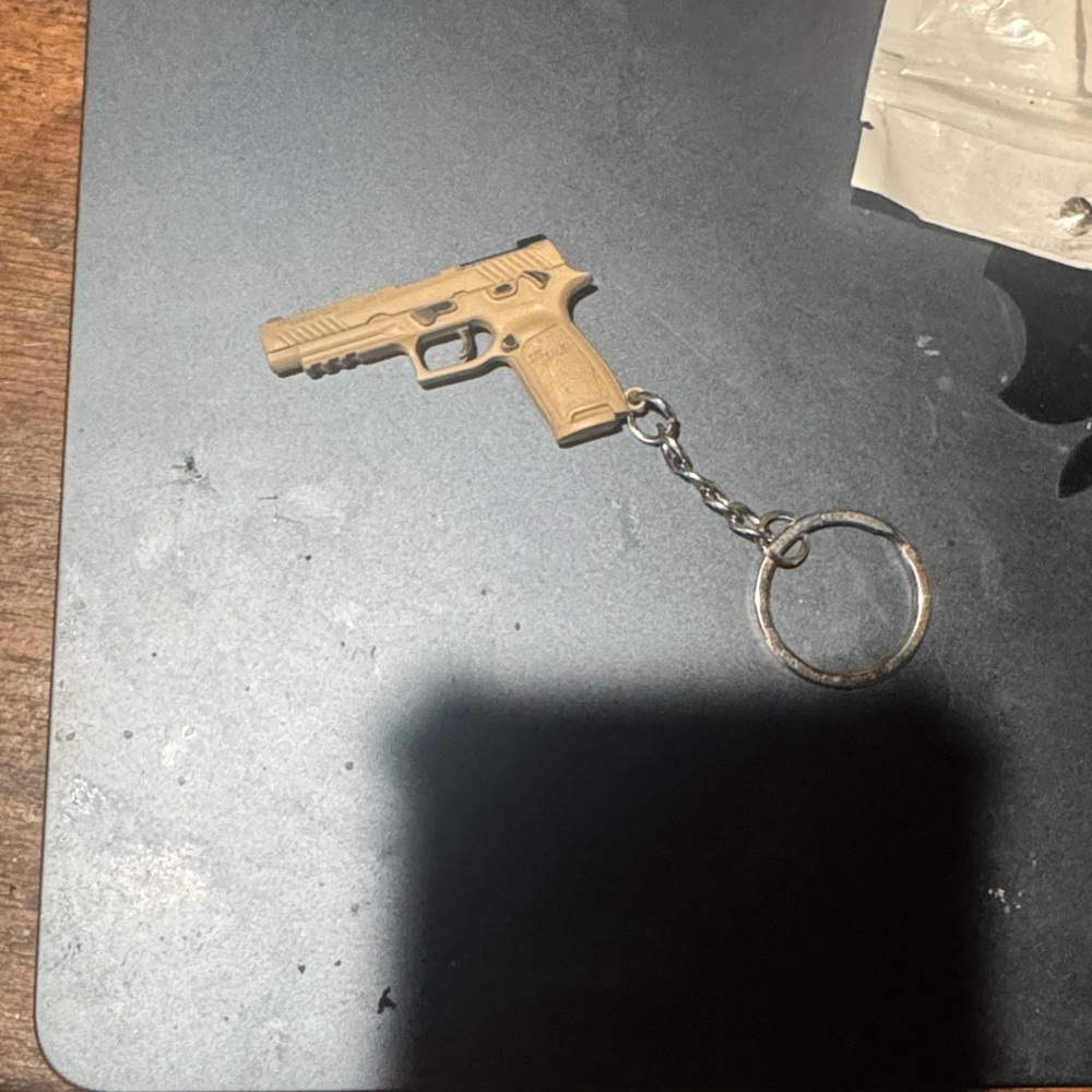 Tan Keychain Accessory - Picture 3 of 3